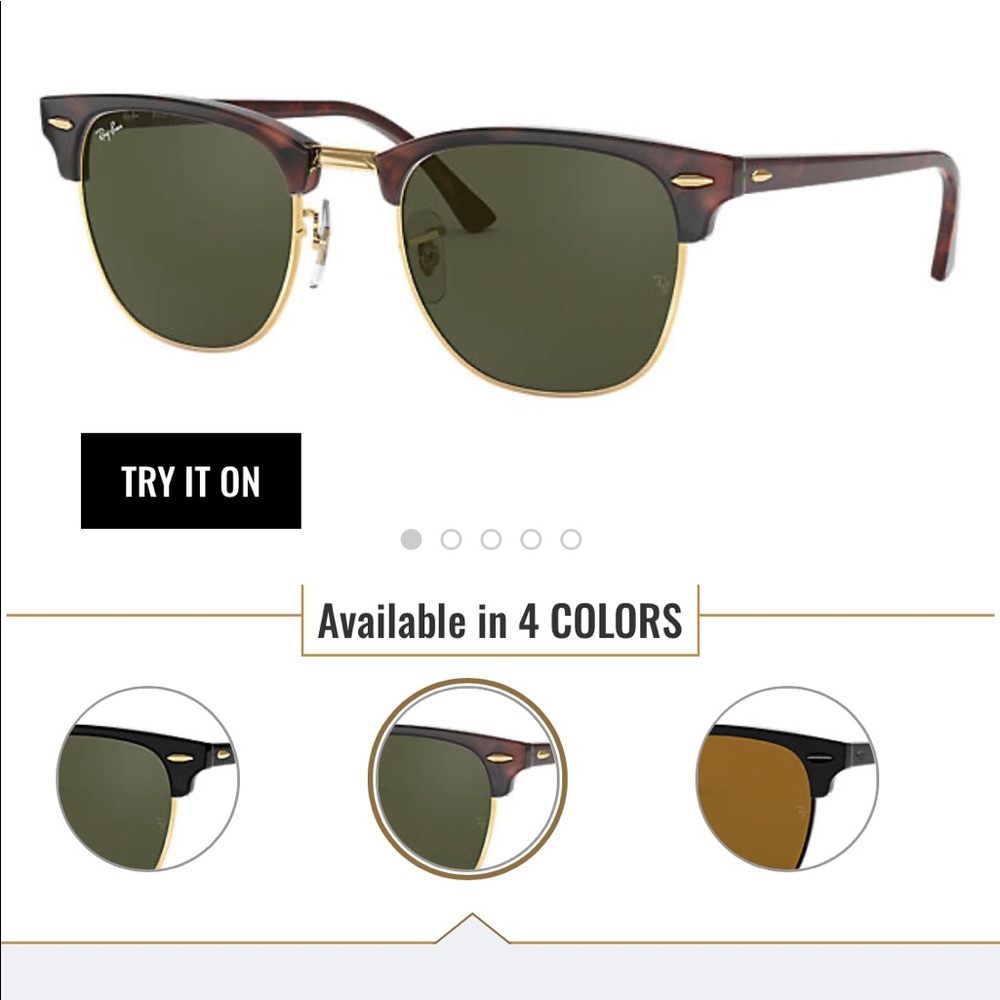ray ban club master classic